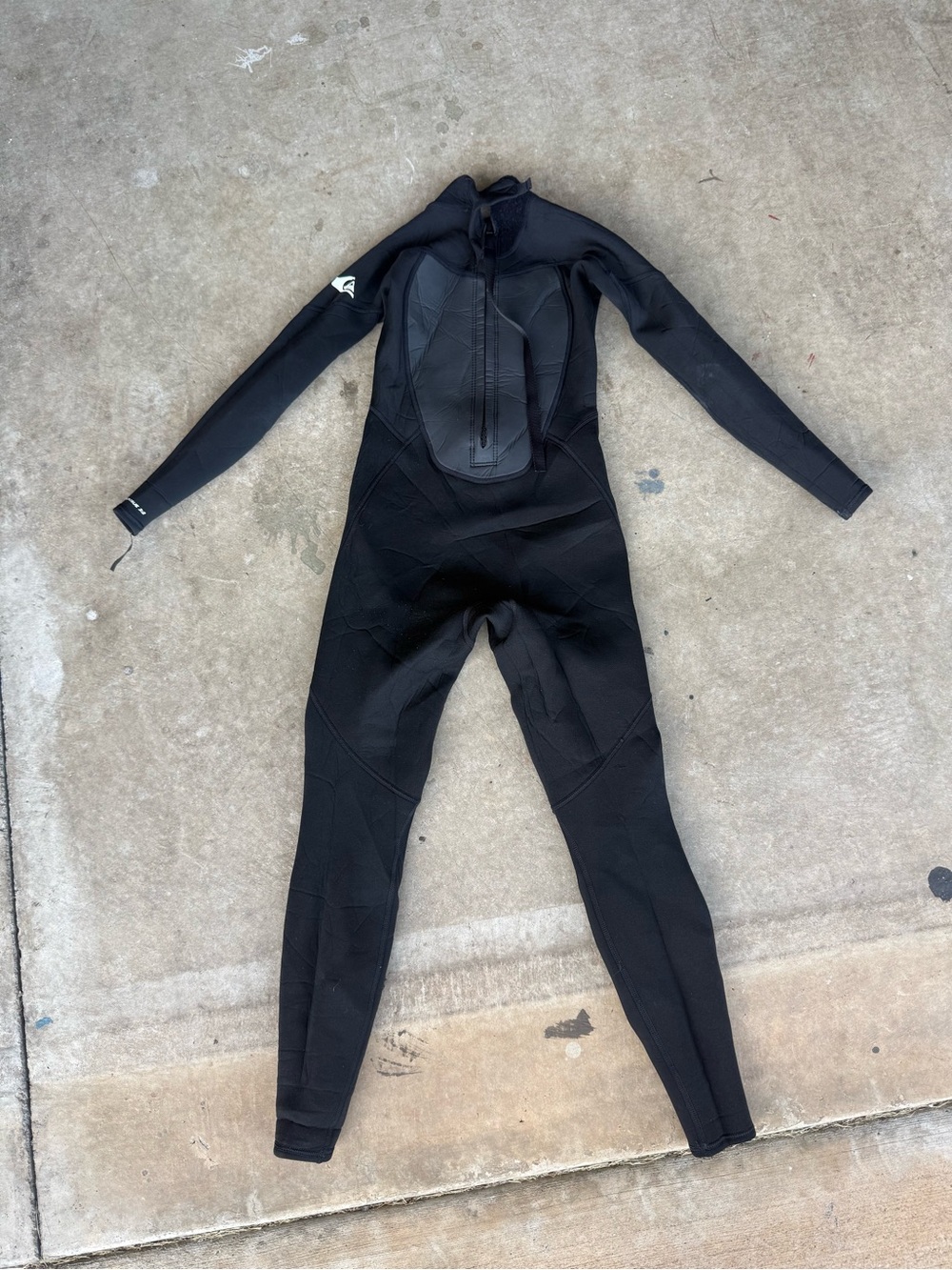 Quiksilver Black unisex kids, women’s, mensOne-Piece Wetsuit with zipper